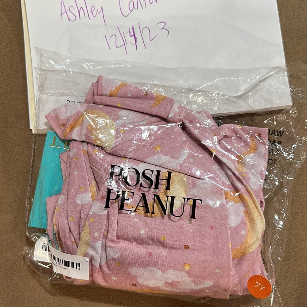 Luna Posh Peanut Long Sleeve Pajama set